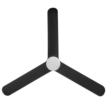 ILUKA 60 DC Ceiling Fan with LED Light (Matte Black)