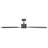 ILUKA 60 DC Ceiling Fan with LED Light (Matte Black)