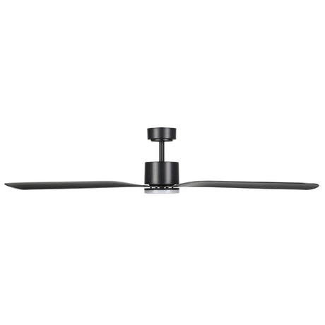 ILUKA 60 DC Ceiling Fan with LED Light (Matte Black)