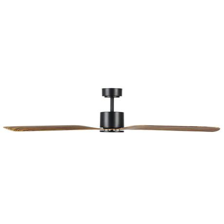 ILUKA 60 DC ceiling fan (Brown Rustic - Matte Black)