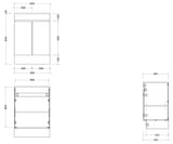Timberline INDIANA Floor Standing Vanity (All Sizes)