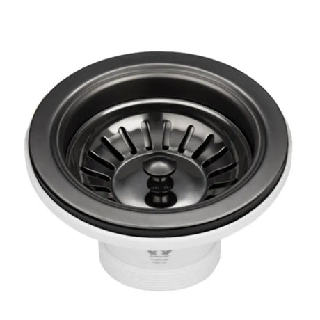 INS Kitchen Sink Basket Waste - Brushed Gun Metal