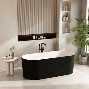 ISEO Black & White Freestanding Bathtub 1500/1700MM