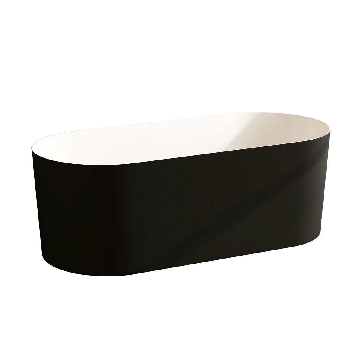 ISEO Black & White Freestanding Bathtub 1500/1700MM