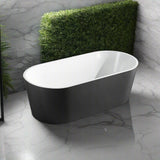 ISEO Black & White Freestanding Bathtub 1500/1700MM