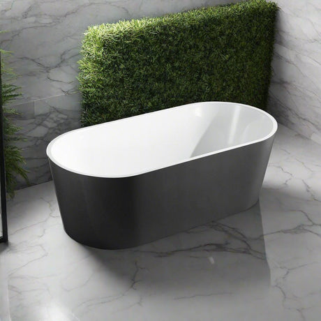 ISEO Black & White Freestanding Bathtub 1500/1700MM