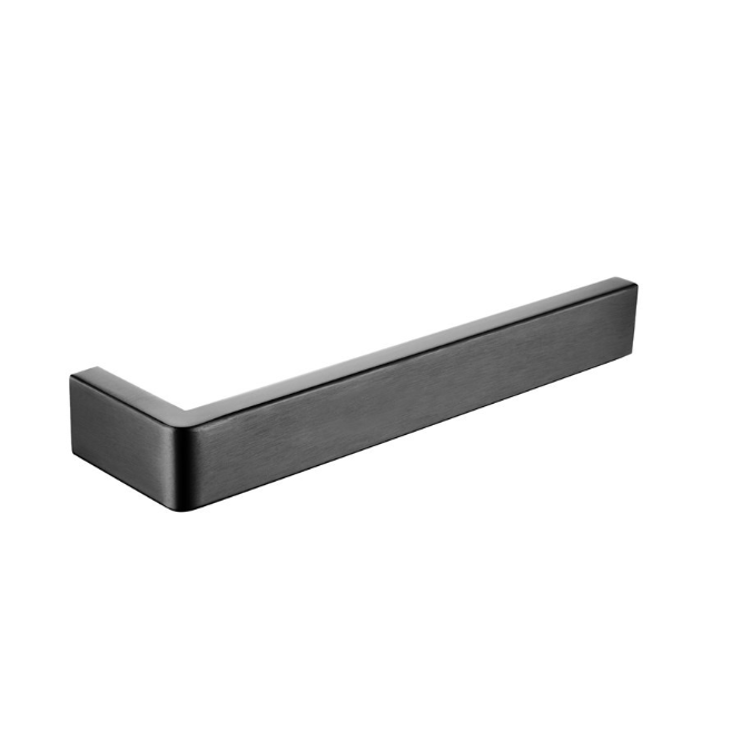IVANO Series Square Towel Ring - Brushed Gun Metal