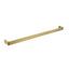 IVANO Square Single Towel Rail 800mm - Brushed Brass