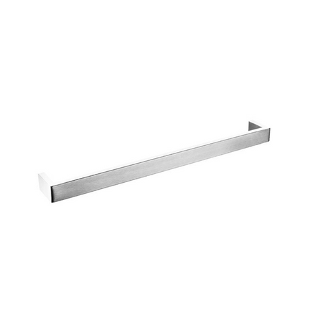 IVANO Square Single Towel Rail 600mm - Chrome