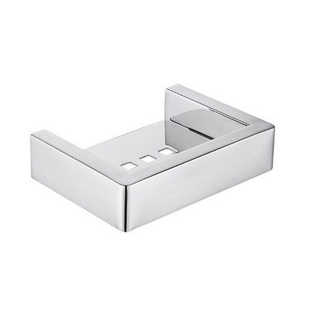 IVANO Series Square Soap Dish Holder - Chrome
