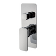 IVANO Solid Brass Shower Bath Wall Mixer With Diverter - Chrome