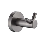 Ideal Double Robe Hook (Brushed Gun Metal)
