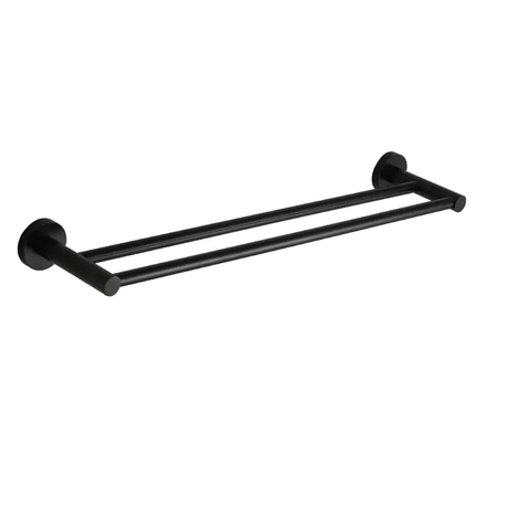 Ideal Double Towel Rail (Black)