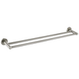 Ideal Double Towel Rail (Brushed Nickel)