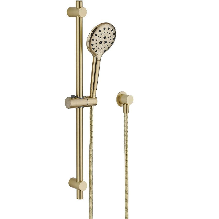 Ideal Hand Shower On Rail (Brushed Gold)