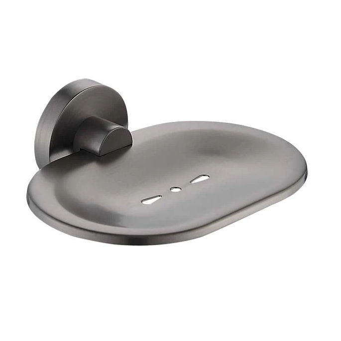 Ideal Soap Dish (Brushed Gun Metal)