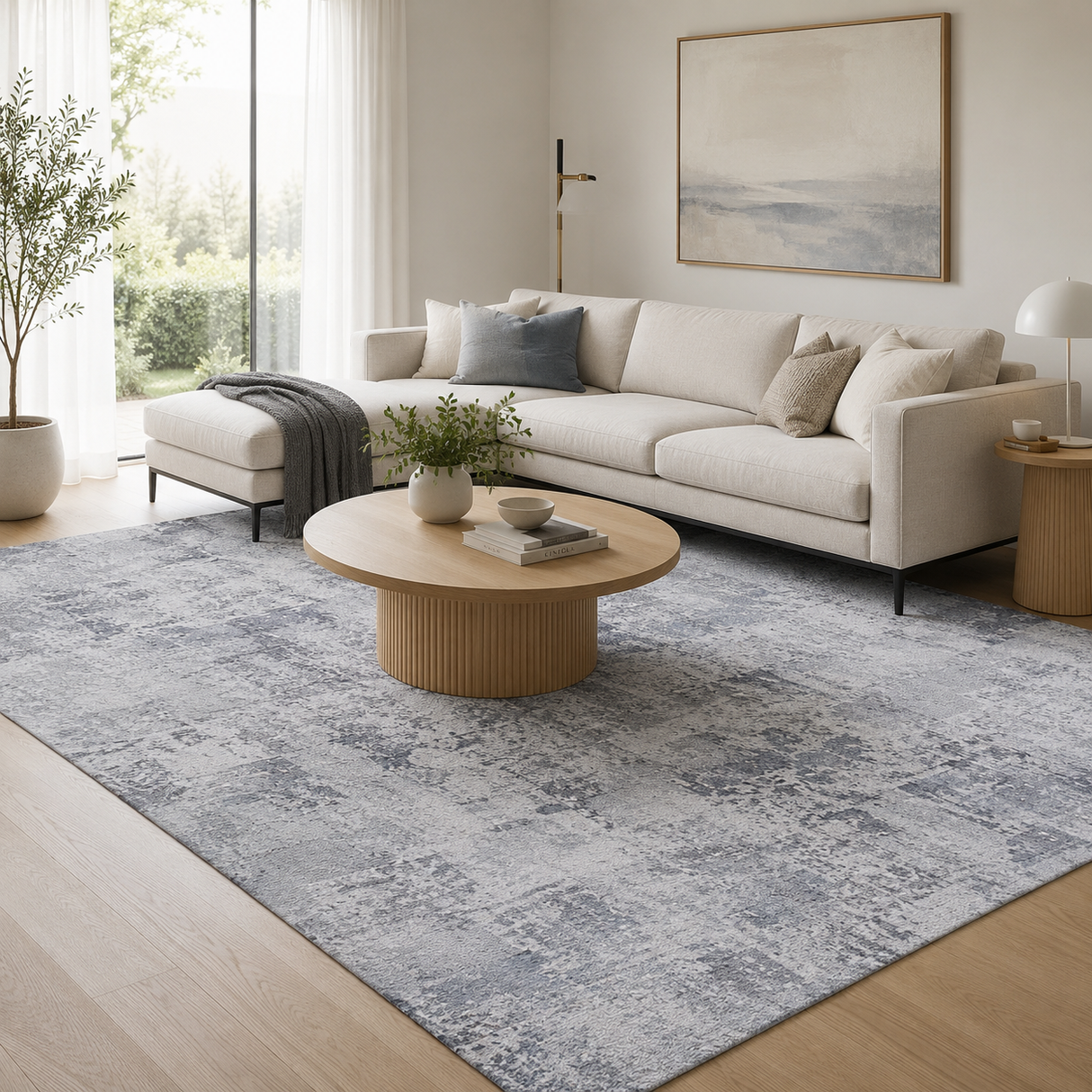 Illusions 156 Silver Rug