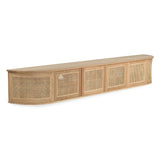 Indigo American Oak Entertainment Unit - Wall Mount 3m