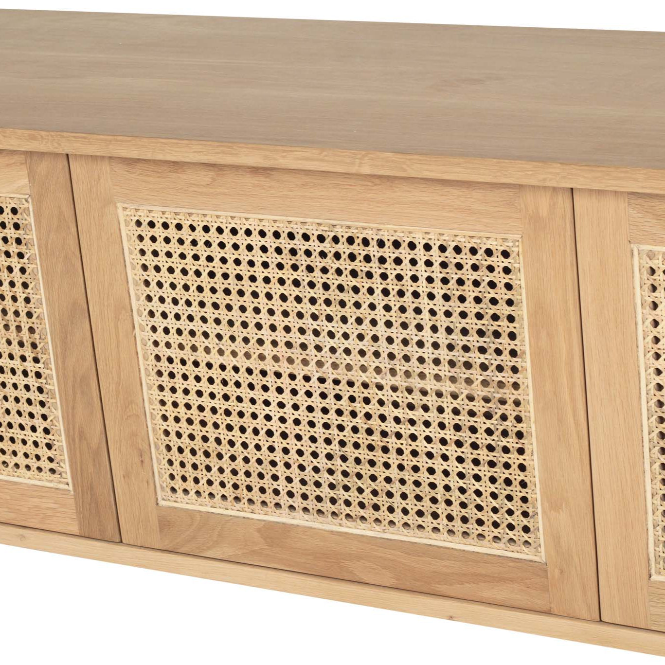 Indigo American Oak Entertainment Unit - Wall Mount 3m