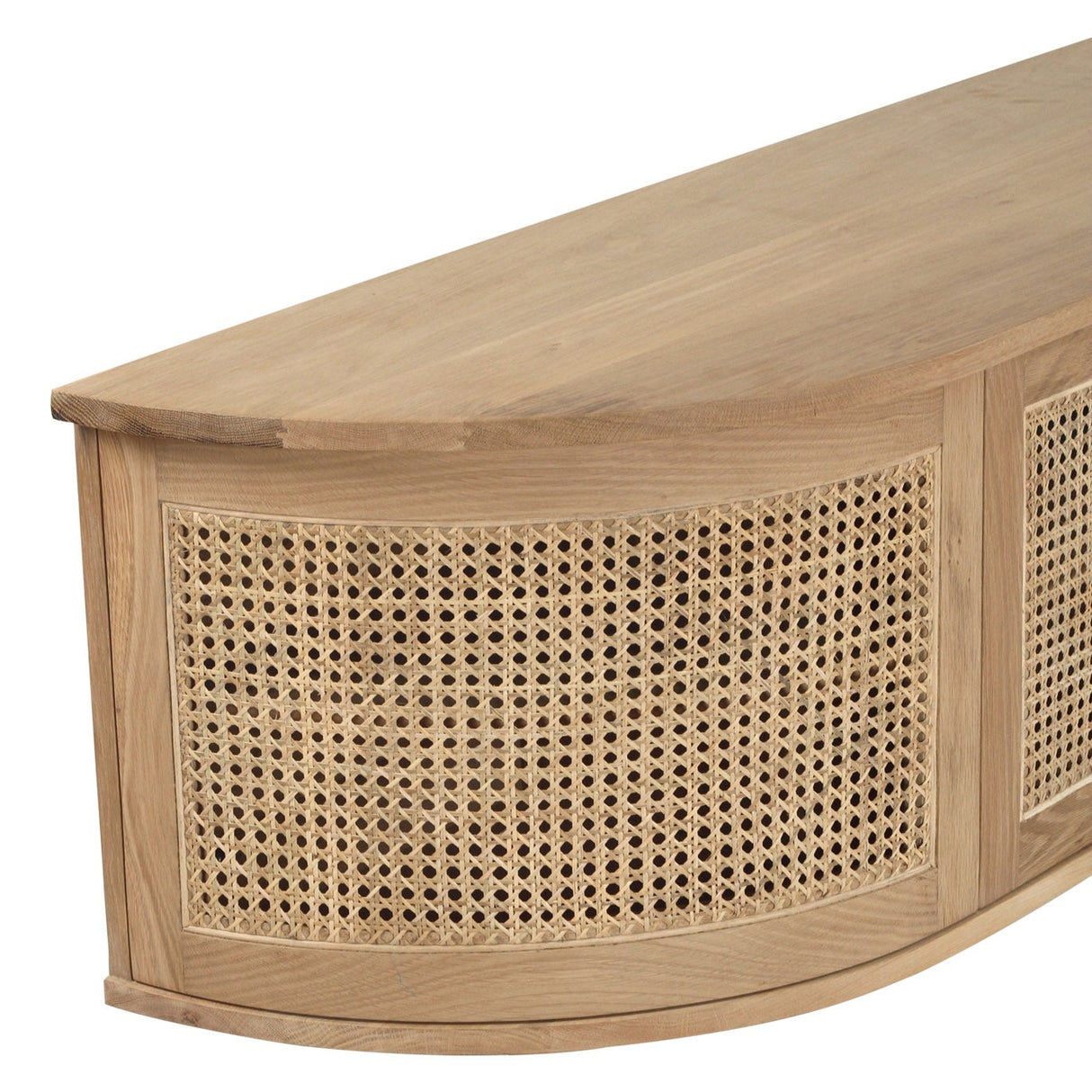 Indigo American Oak Entertainment Unit - Wall Mount 3m
