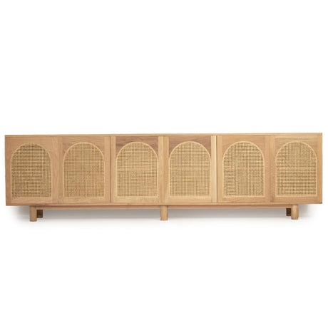 Indigo Natural American Oak  Sideboard - Arch Windows