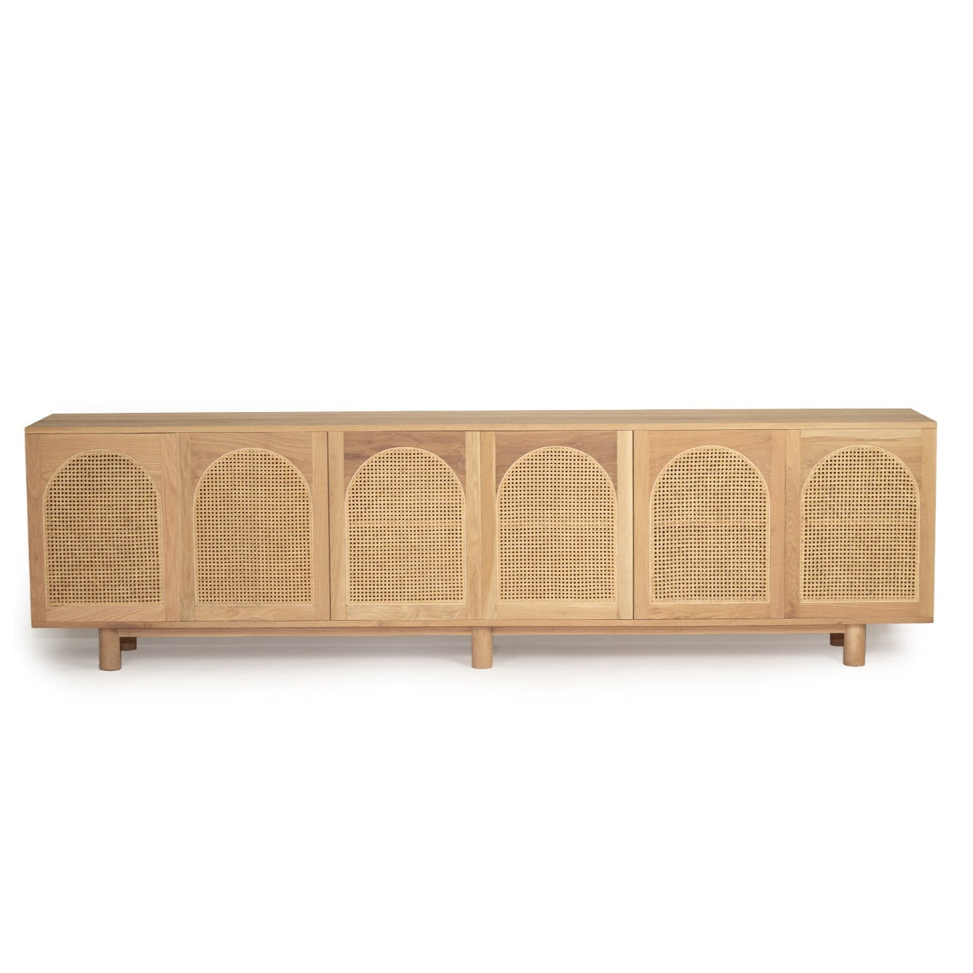 Indigo Natural American Oak  Sideboard - Arch Windows