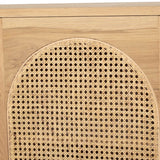 Indigo Natural American Oak  Sideboard - Arch Windows