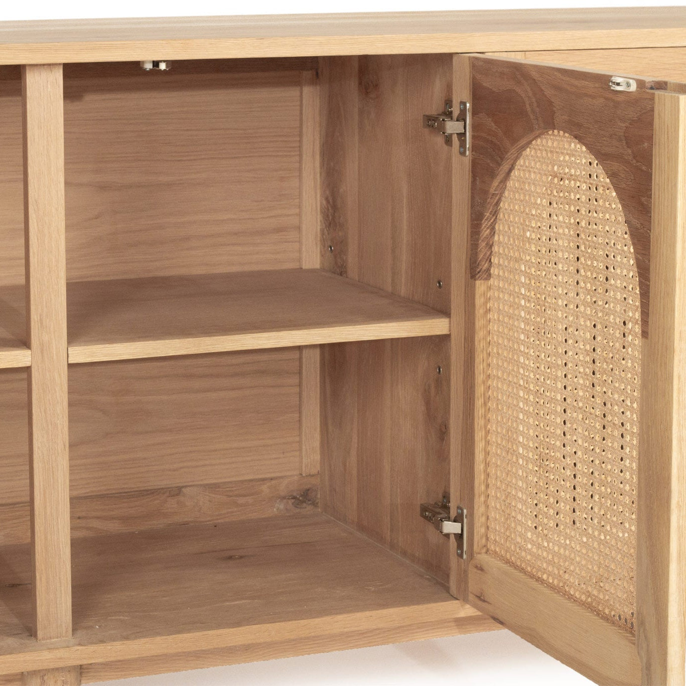 Indigo Natural American Oak  Sideboard - Arch Windows