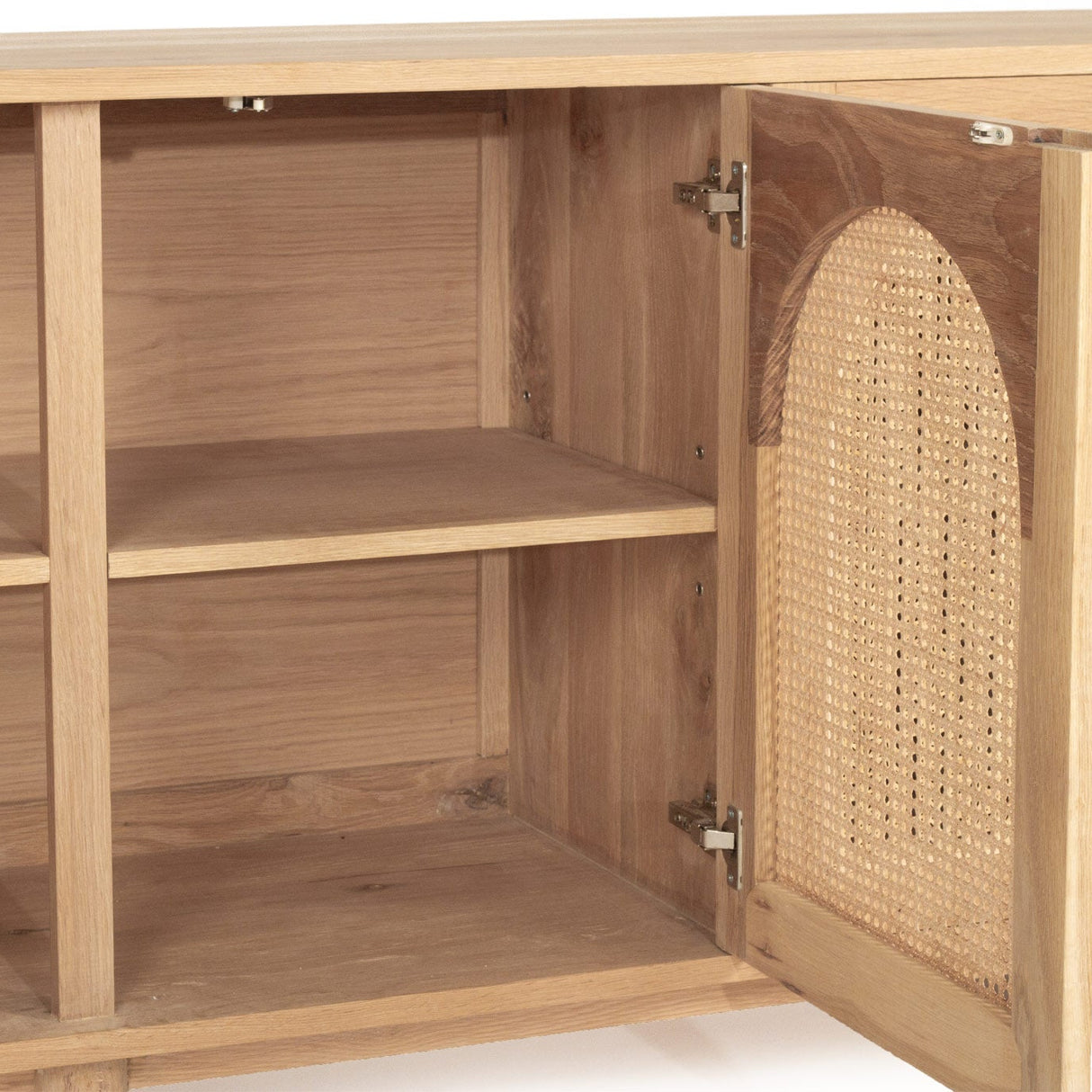 Indigo Natural American Oak  Sideboard - Arch Windows