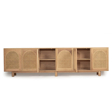 Indigo Natural American Oak  Sideboard - Arch Windows