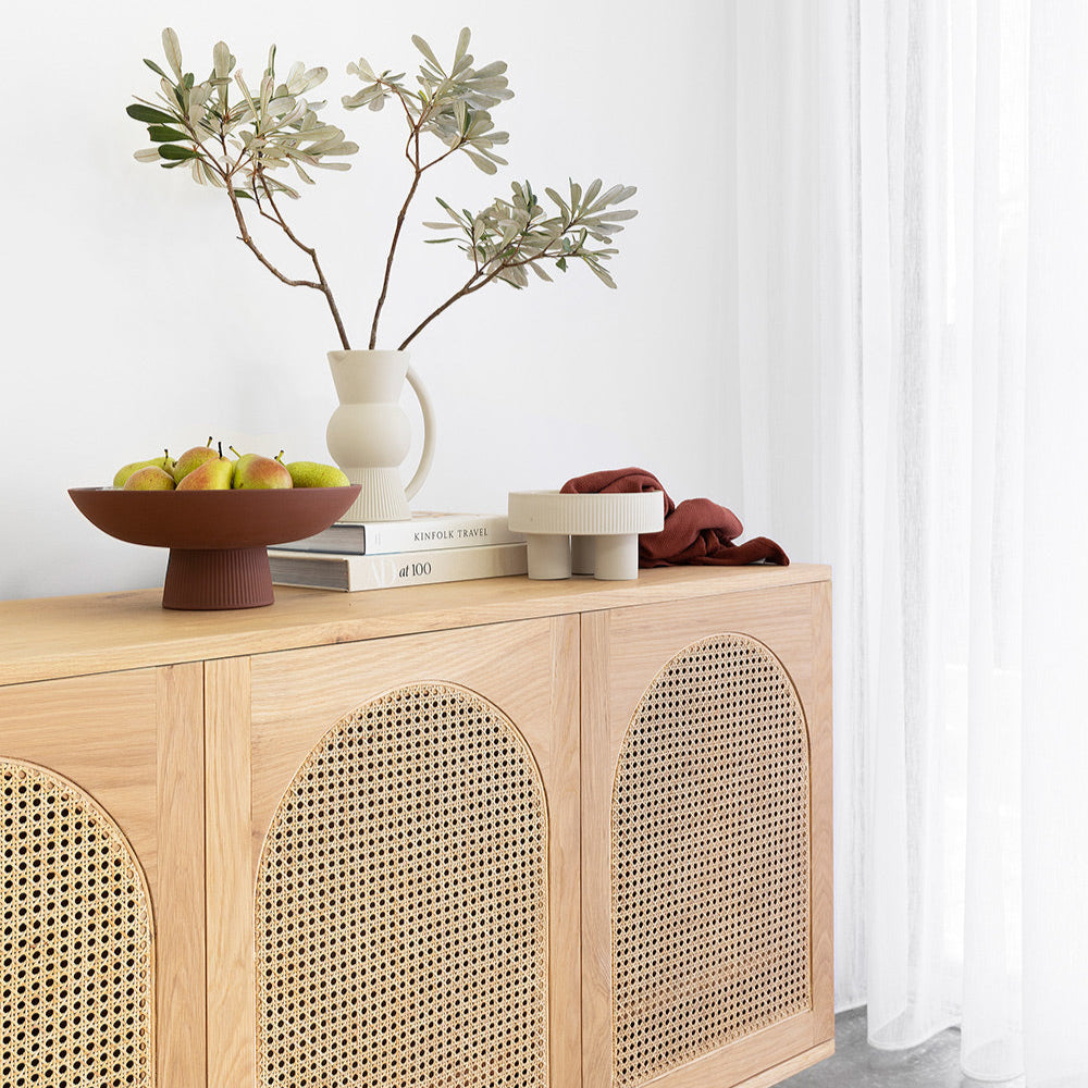 Indigo Natural American Oak  Sideboard - Arch Windows