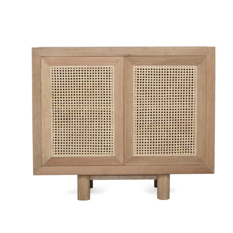 Indigo Two Door American Oak Sideboard - 1m