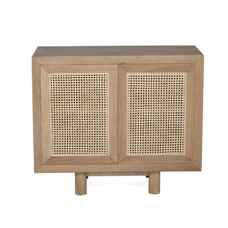 Indigo Two Door American Oak Sideboard - 1m