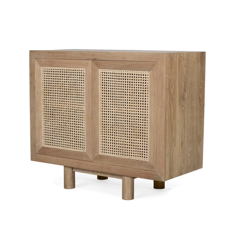 Indigo Two Door American Oak Sideboard - 1m