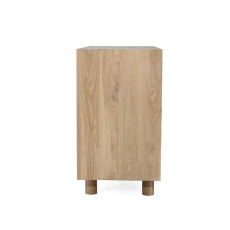 Indigo Two Door American Oak Sideboard - 1m