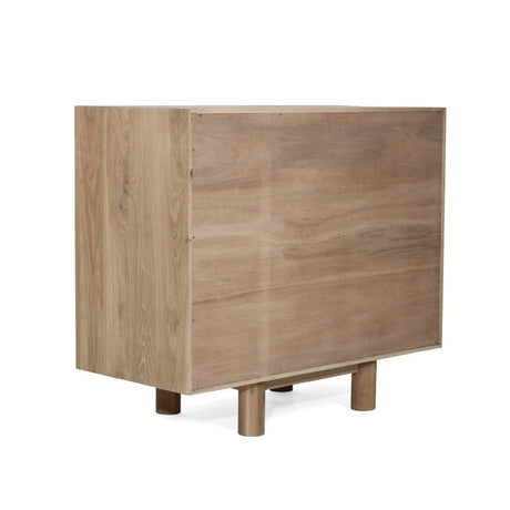 Indigo Two Door American Oak Sideboard - 1m