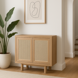 Indigo Two Door American Oak Sideboard - 1m