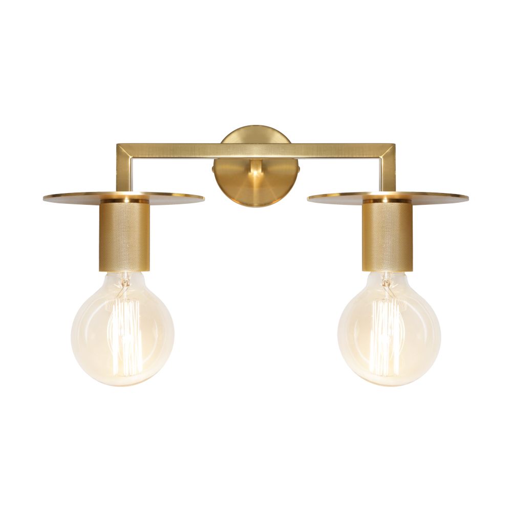 Inka 2 Light Wall Light Gold