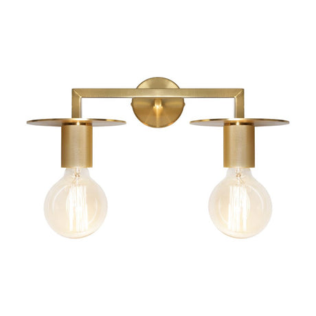 Inka 2 Light Wall Light Gold