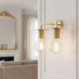 Inka 2 Light Wall Light Gold
