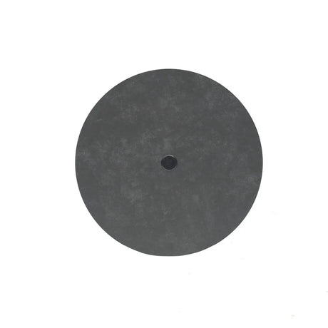 Iowa Outdoor Aluminium Round Dining Table with High-pressure Laminate Top in Charcoal/Teak Look