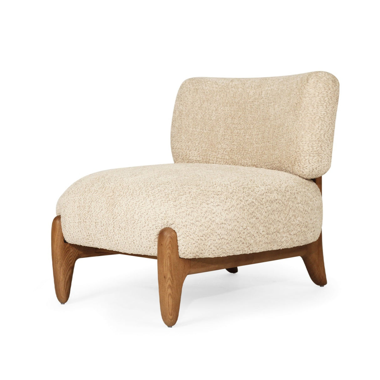 Iris Occasional Chair – Natural on Caramel Frame