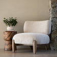 Iris Occasional Chair – Natural on Caramel Frame