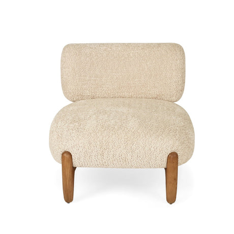 Iris Occasional Chair – Natural on Caramel Frame