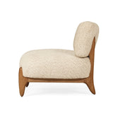 Iris Occasional Chair – Natural on Caramel Frame