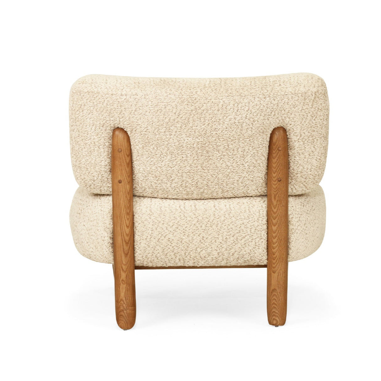 Iris Occasional Chair – Natural on Caramel Frame