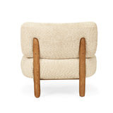 Iris Occasional Chair – Natural on Caramel Frame