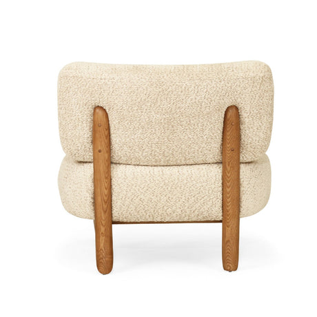 Iris Occasional Chair – Natural on Caramel Frame