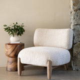 Iris Occasional Chair – Natural on Caramel Frame