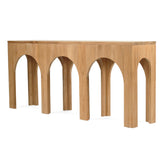 Ivy Console Teak Table – Triple Arch